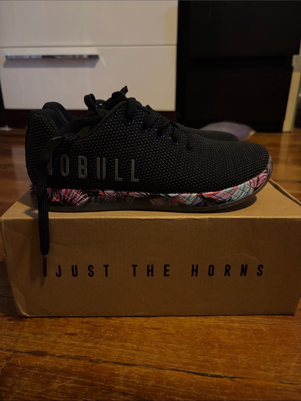 NOBULL SF Trainer Low Black with Multicolor Accent women’s size 6 image 4